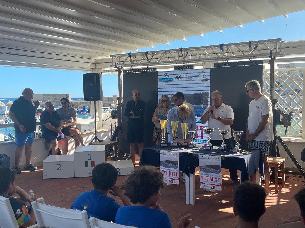 Vela, quarta tappa per Campionato Zonale Optimist  divisione b, primo posto per Nicol� Portaluri